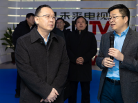 天津市副市長金湘軍帶隊(duì)到未來電視調(diào)研指導(dǎo)工作