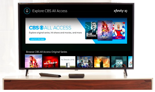 康卡斯特將在X1平臺(tái)上推出適用于CBS All Access的應(yīng)用程序